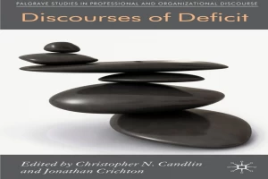 Book cover of Discourses of Deficit by Jonathan Crichton Book cover of Discourses of Deficit by Jonathan Crichton